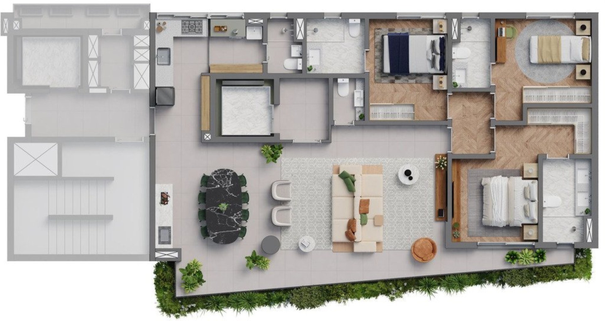 Cobertura à venda com 3 quartos, 272m² - Foto 2