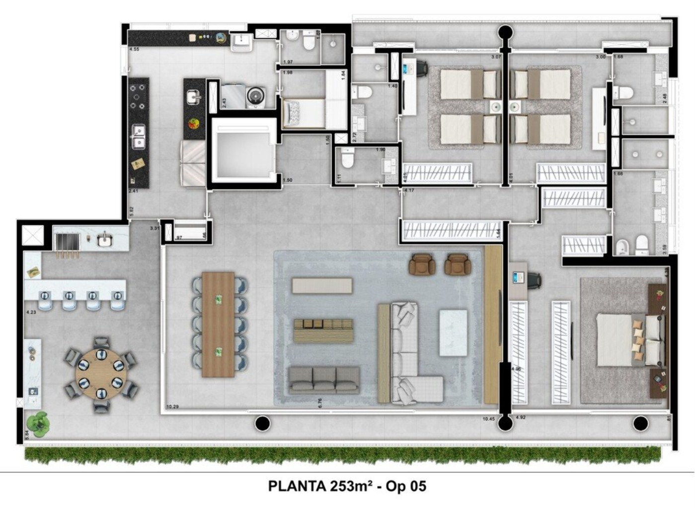 Apartamento à venda com 3 quartos, 252m² - Foto 29