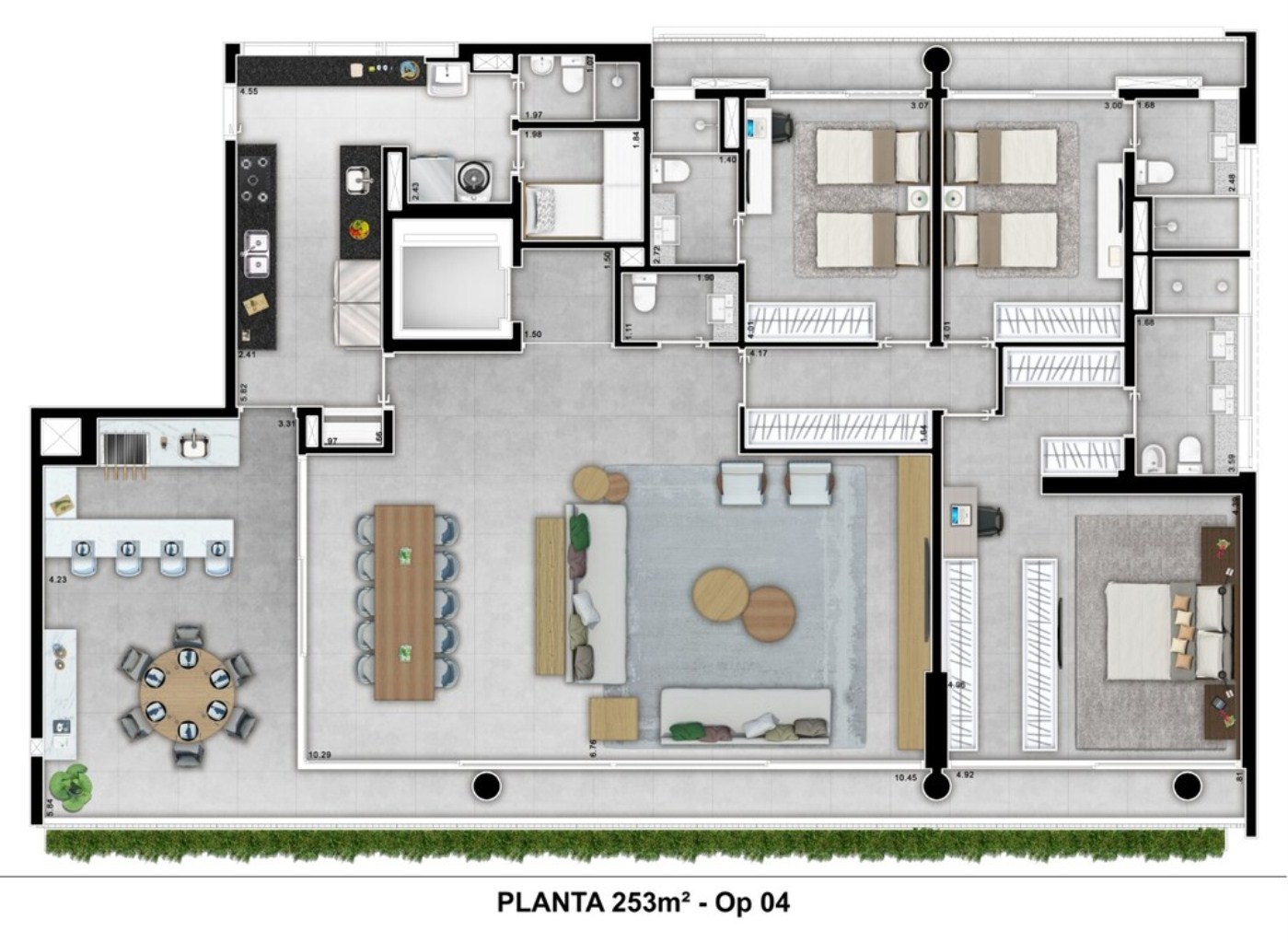 Apartamento à venda com 3 quartos, 252m² - Foto 28