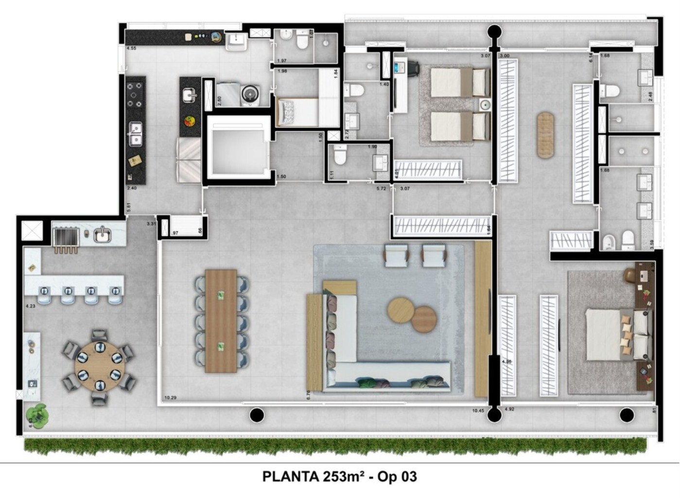 Apartamento à venda com 3 quartos, 252m² - Foto 25