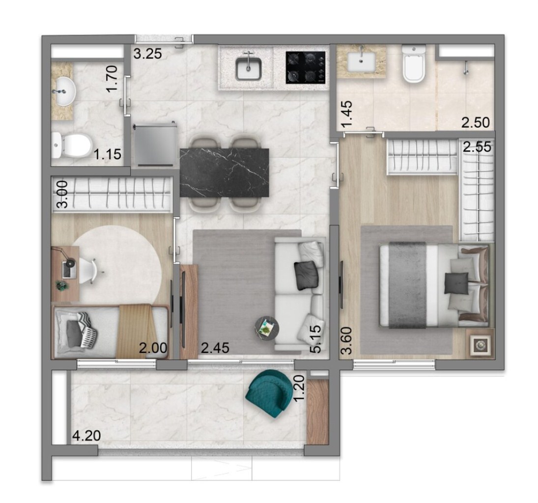 Apartamento à venda com 2 quartos, 79m² - Foto 19