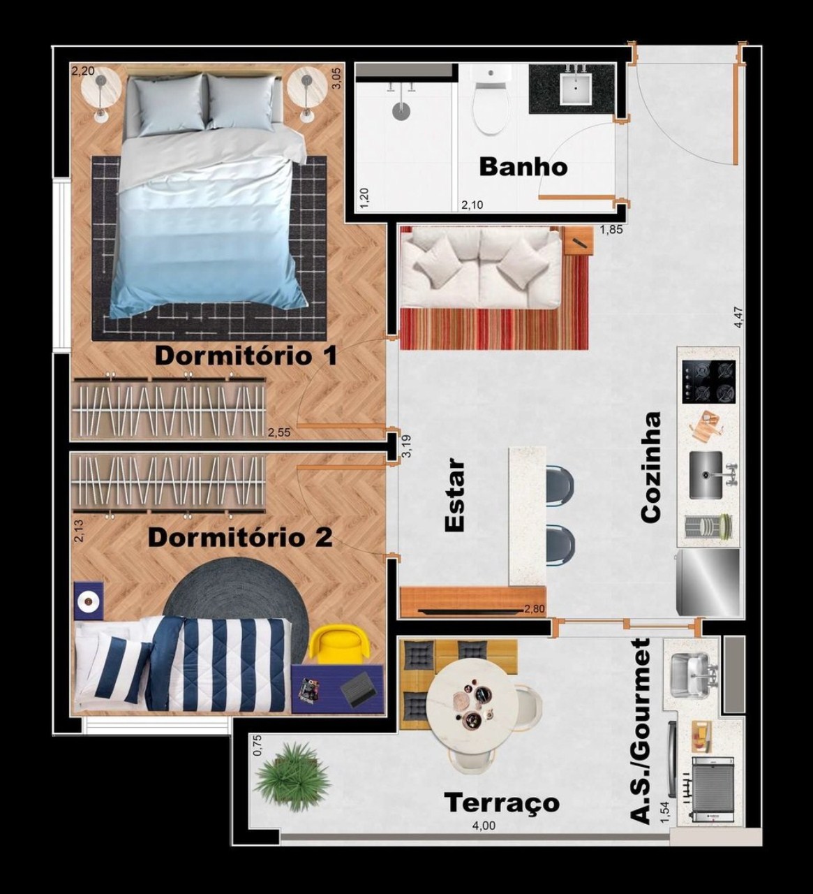 Apartamento à venda com 2 quartos, 41m² - Foto 31