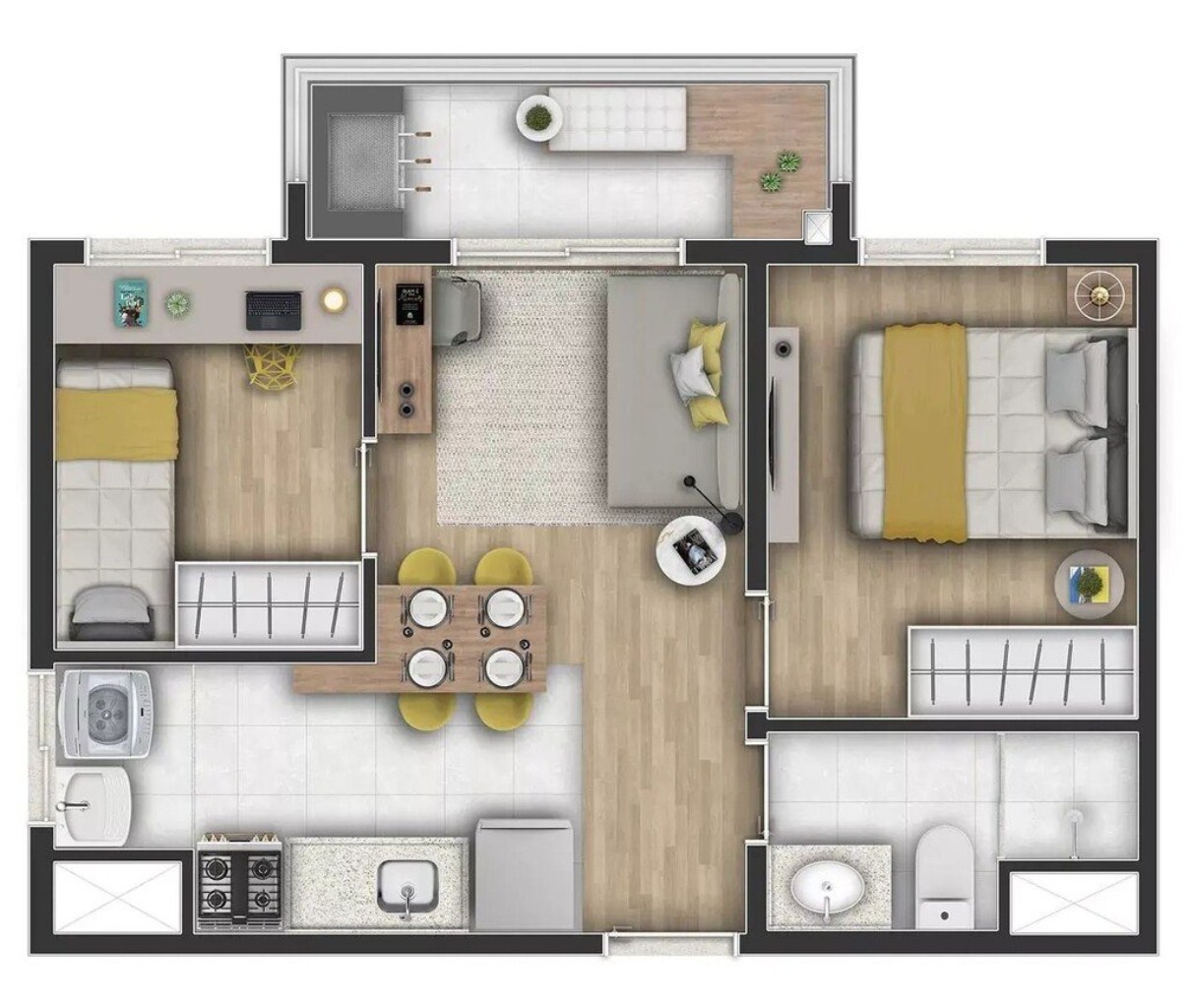 Apartamento, 2 quartos, 38 m² - Foto 31
