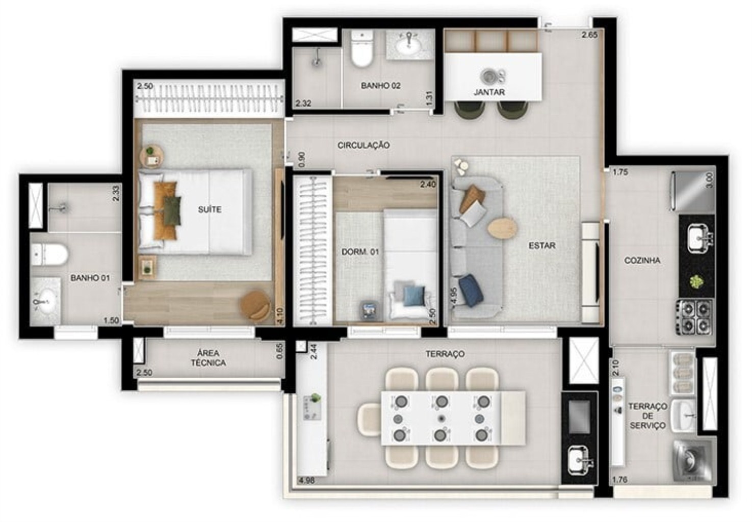 Apartamento à venda com 3 quartos, 89m² - Foto 26