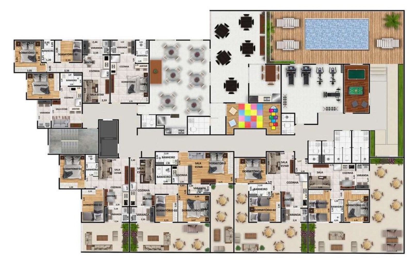 Apartamento à venda com 2 quartos, 61m² - Foto 9