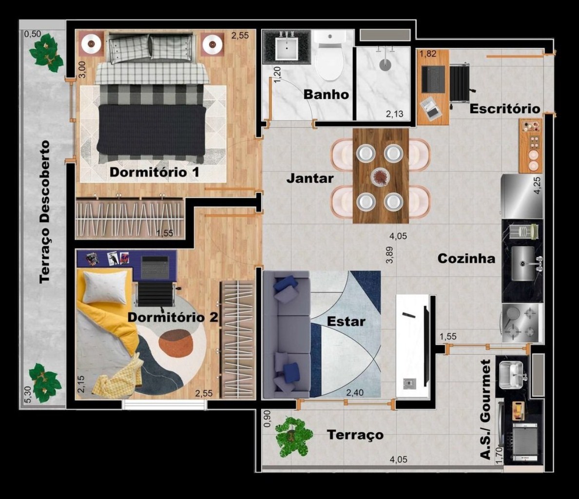 Apartamento à venda com 2 quartos, 41m² - Foto 40