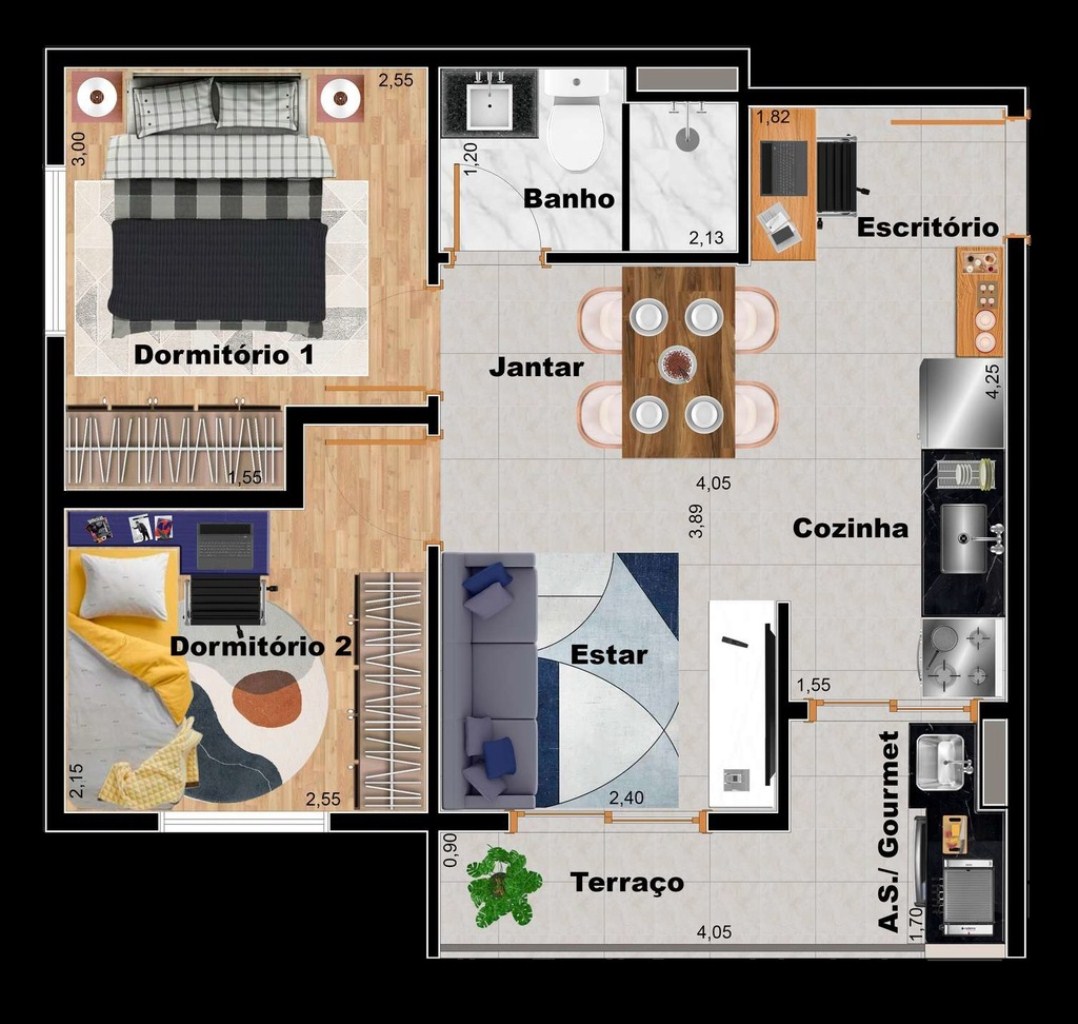 Apartamento à venda com 2 quartos, 41m² - Foto 32