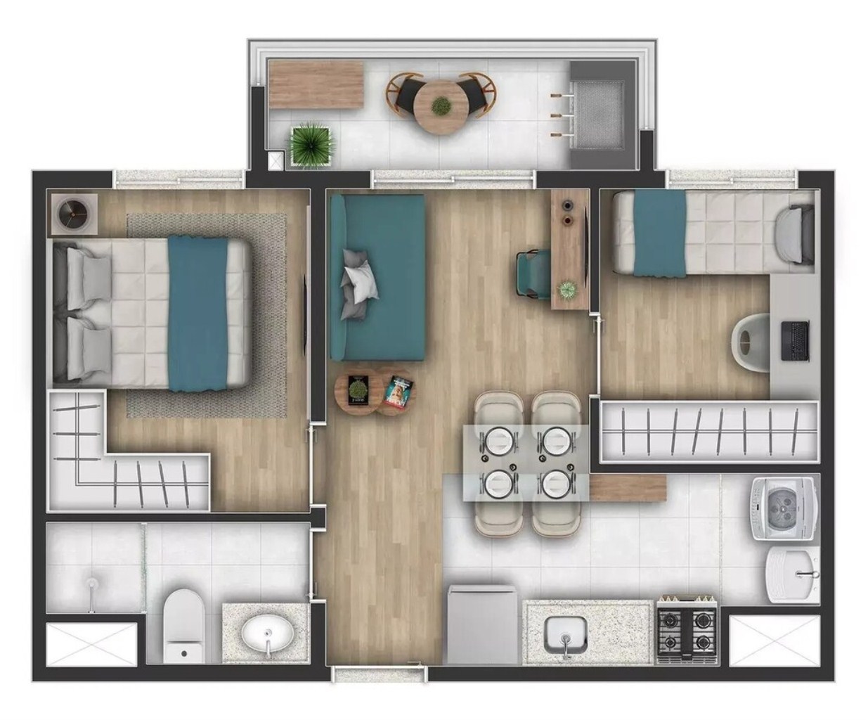 Apartamento, 2 quartos, 38 m² - Foto 28