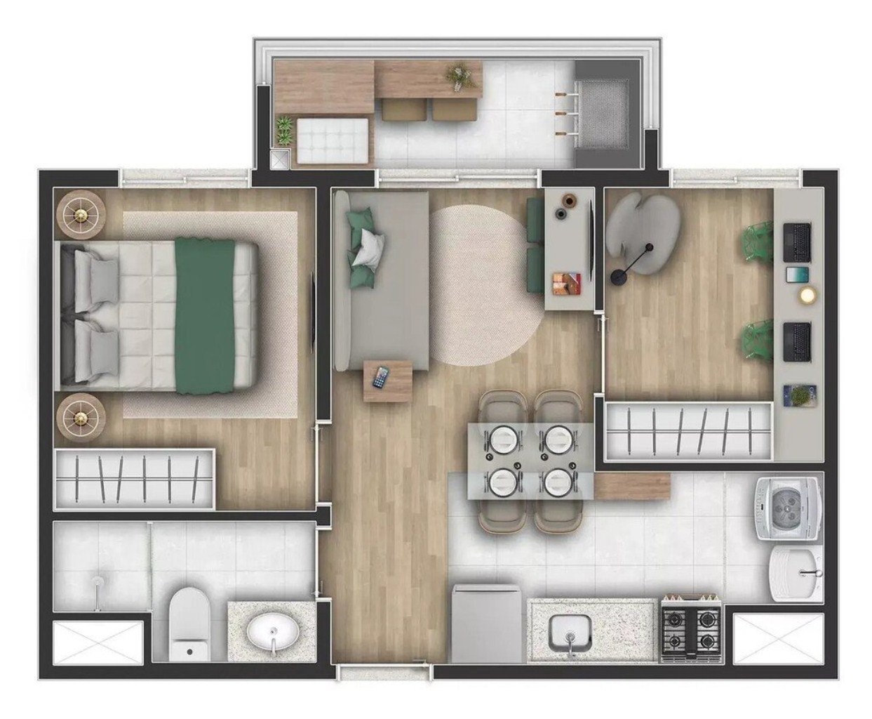 Apartamento, 2 quartos, 38 m² - Foto 30