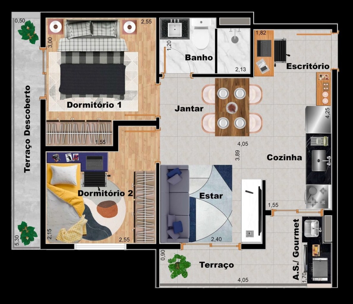 Apartamento à venda com 2 quartos, 44m² - Foto 40