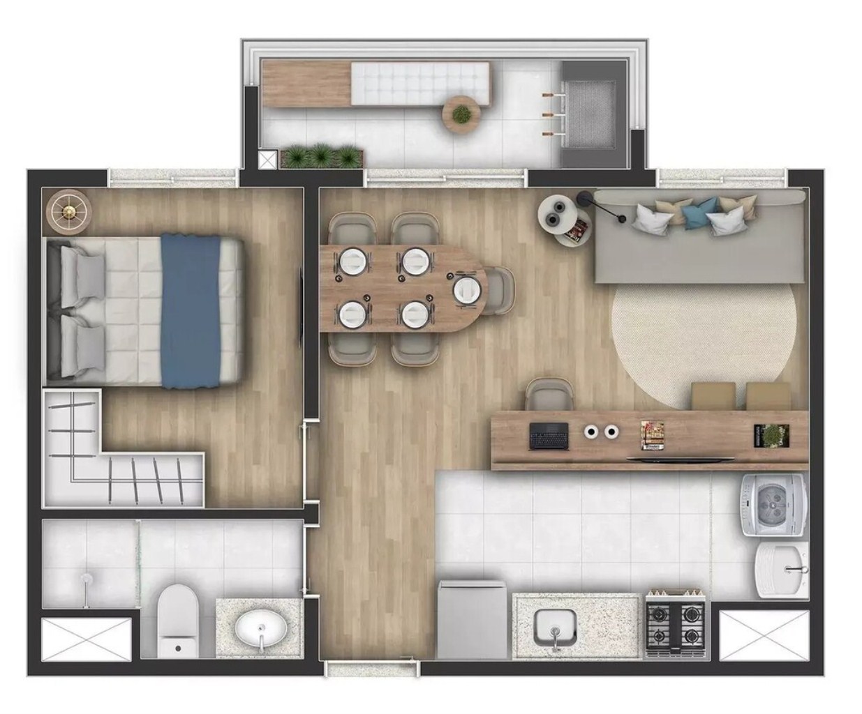 Apartamento, 2 quartos, 38 m² - Foto 29