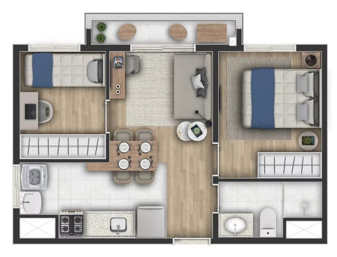 Apartamento, 2 quartos, 38 m² - Foto 27