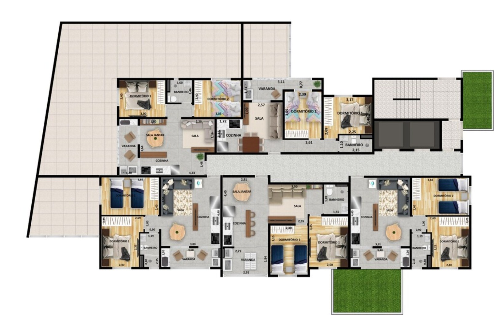 Apartamento à venda com 2 quartos, 115m² - Foto 13