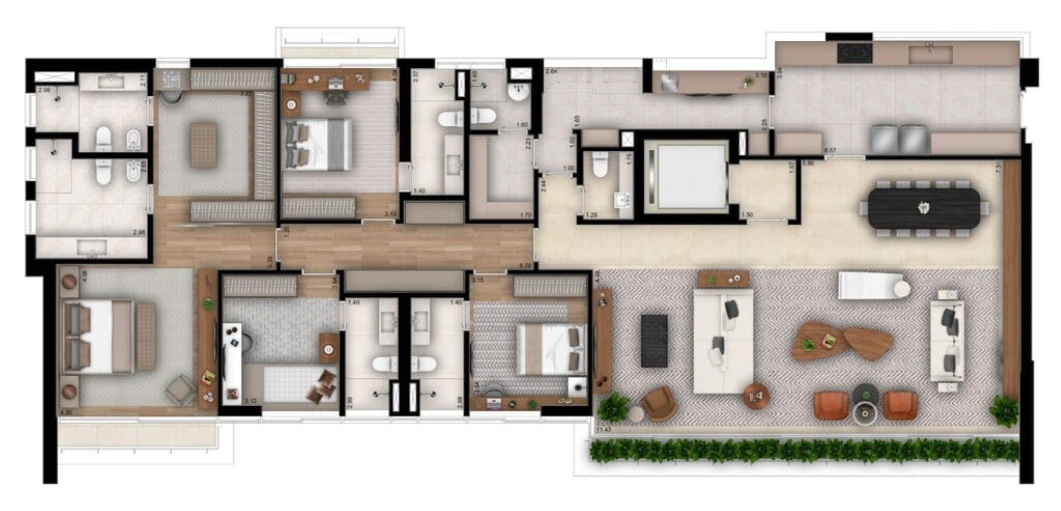 Cobertura à venda com 3 quartos, 418m² - Foto 27