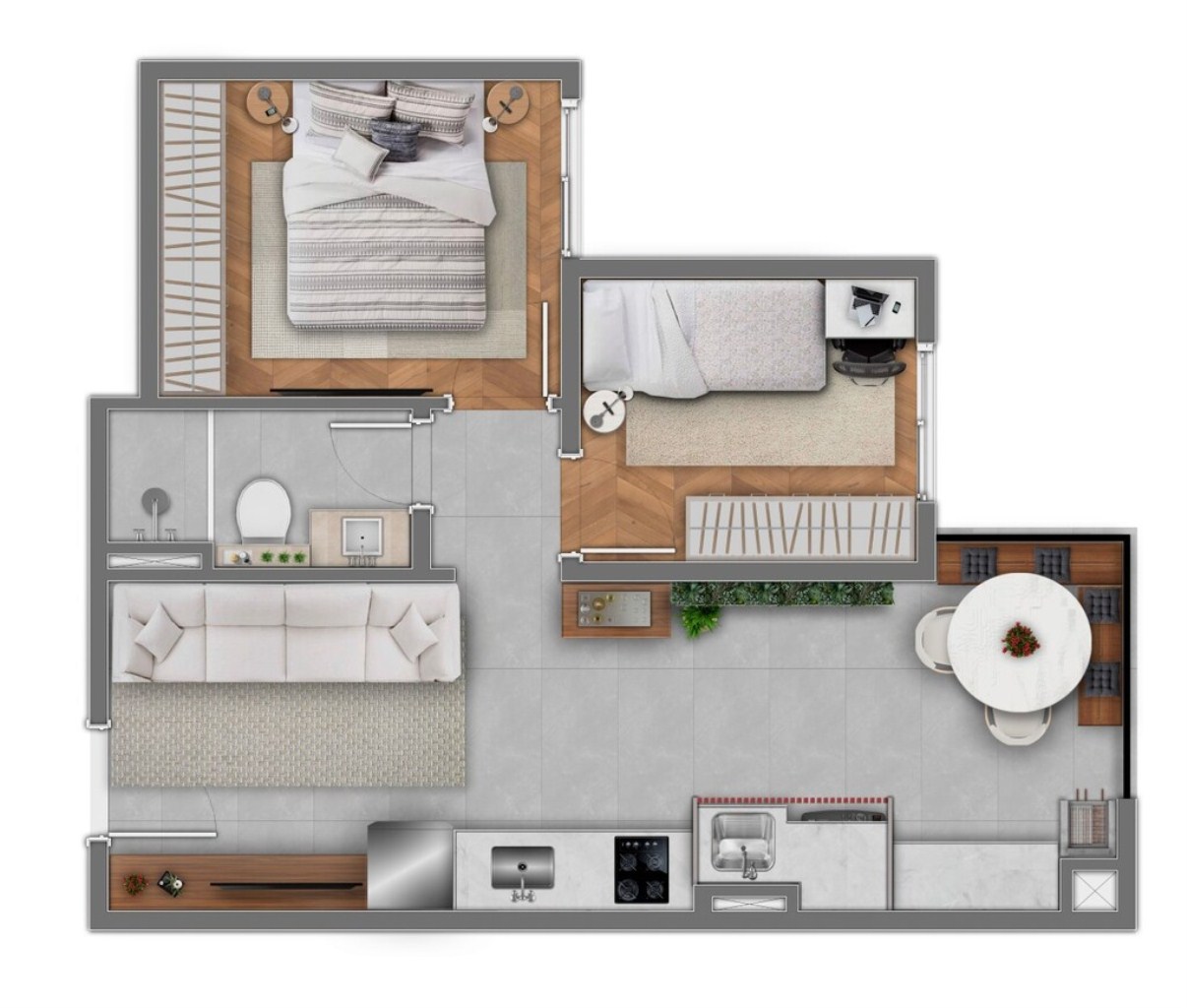 Apartamento à venda com 3 quartos, 60m² - Foto 25