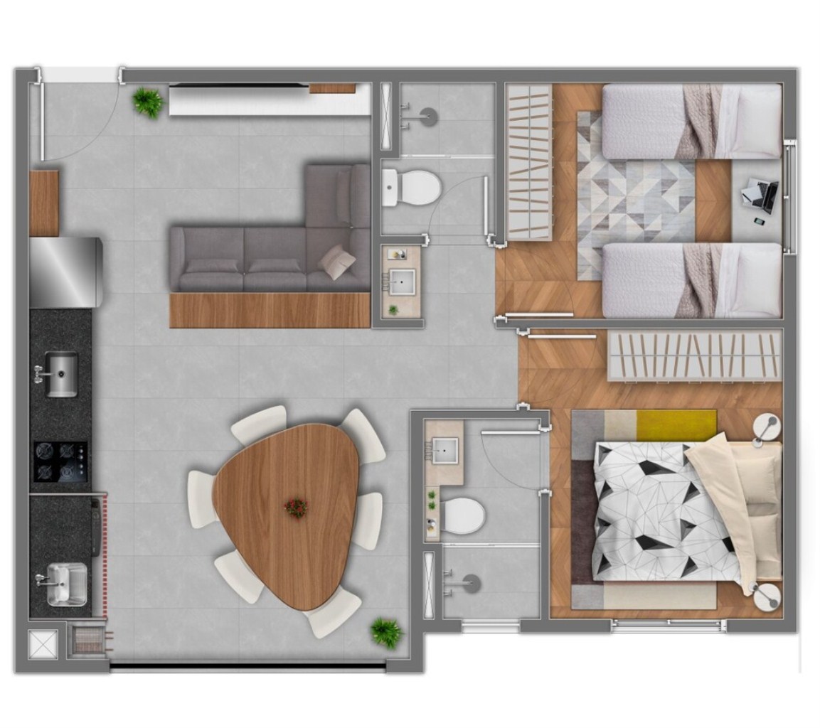 Apartamento à venda com 2 quartos, 49m² - Foto 12