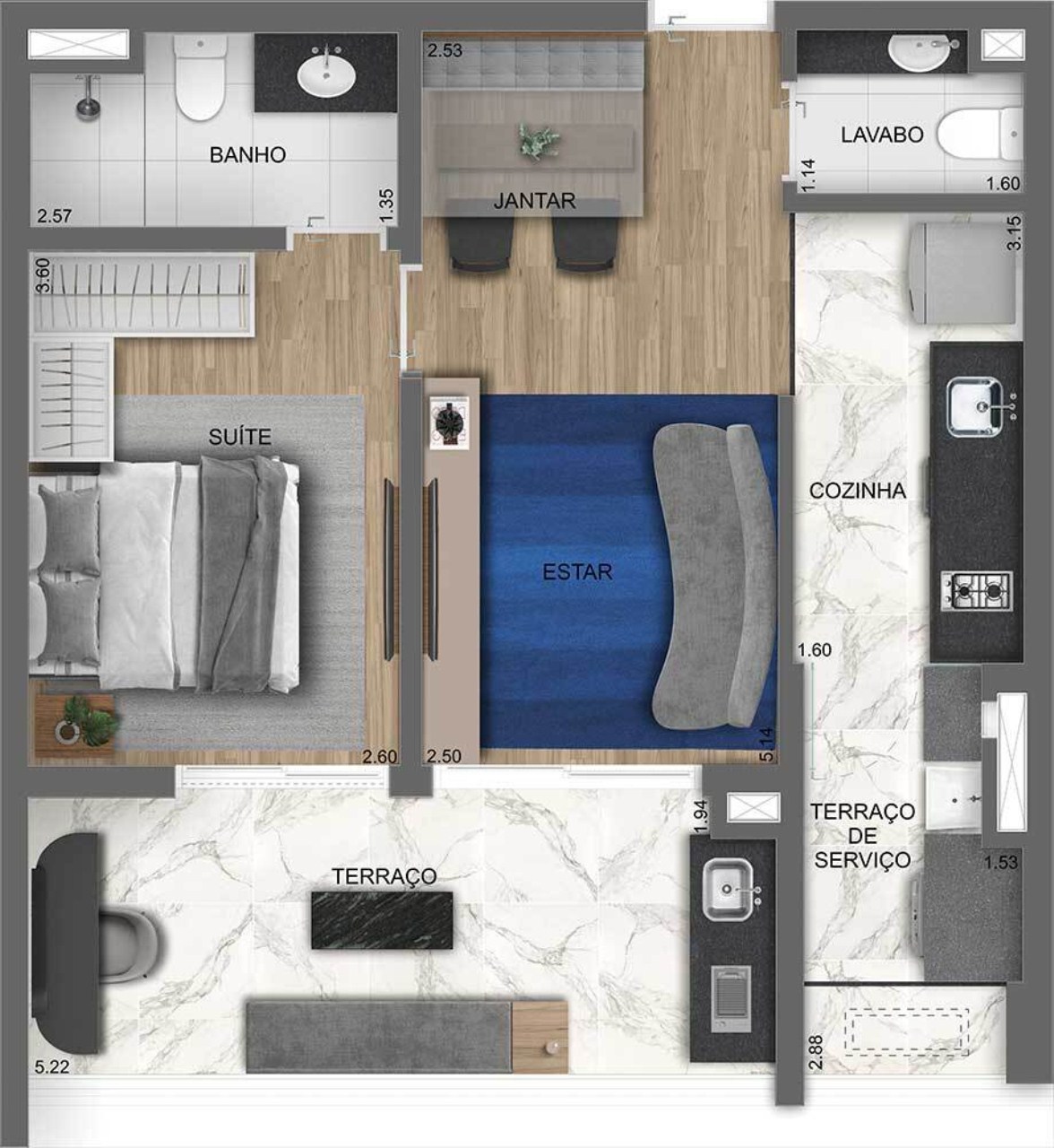 Apartamento à venda com 2 quartos, 75m² - Foto 33