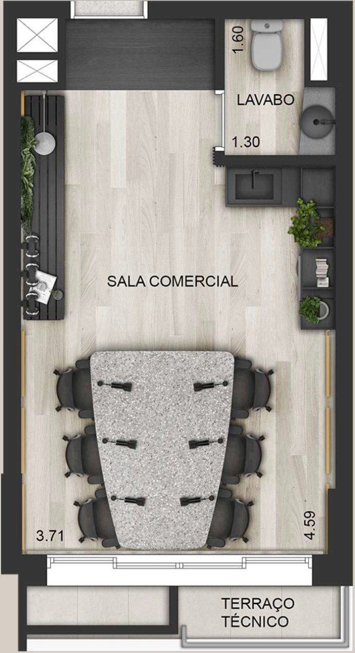 Conjunto Comercial-Sala à venda, 26m² - Foto 7