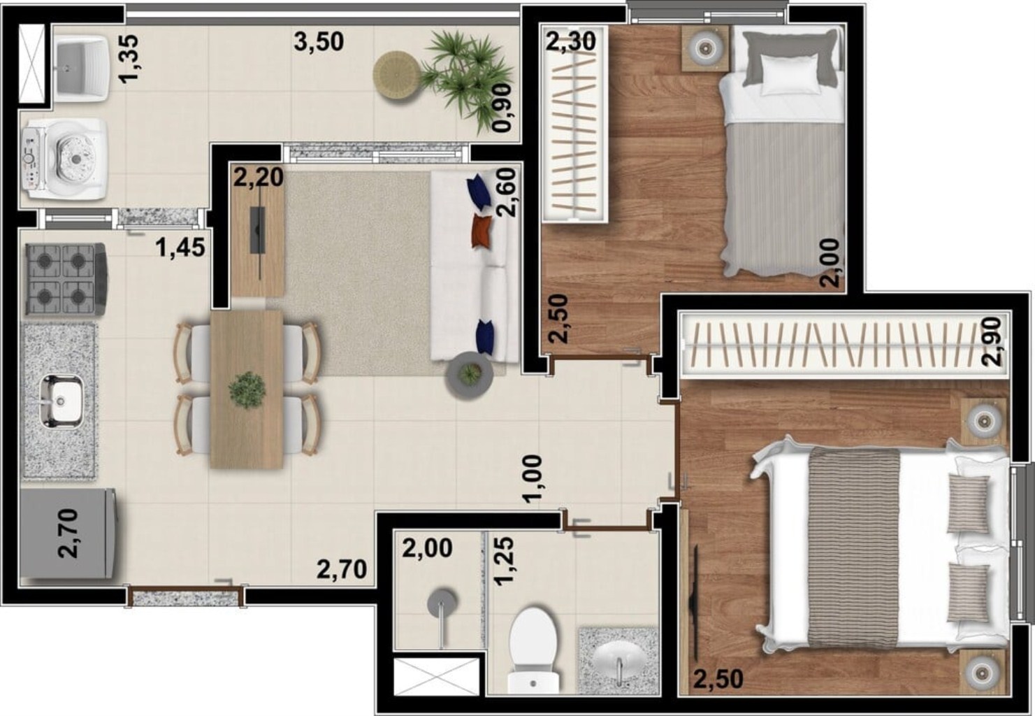 Apartamento à venda com 2 quartos, 33m² - Foto 26