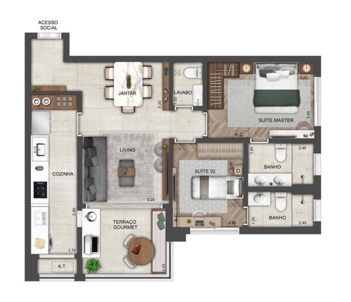 Cobertura, 3 quartos, 352 m² - Foto 12