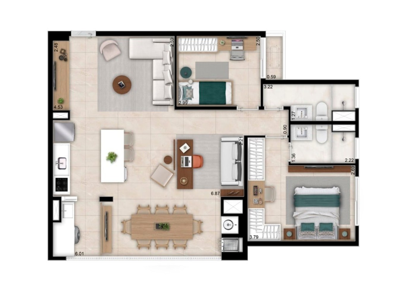 Apartamento, 1 quarto, 22 m² - Foto 26