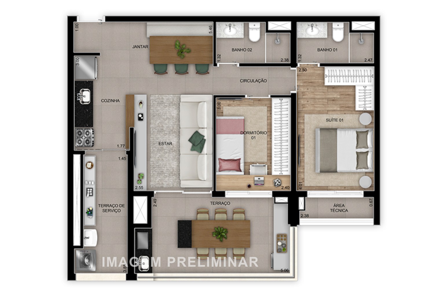 Apartamento à venda com 2 quartos, 79m² - Foto 31