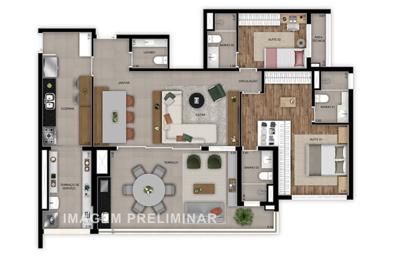 Apartamento à venda com 2 quartos, 79m² - Foto 35