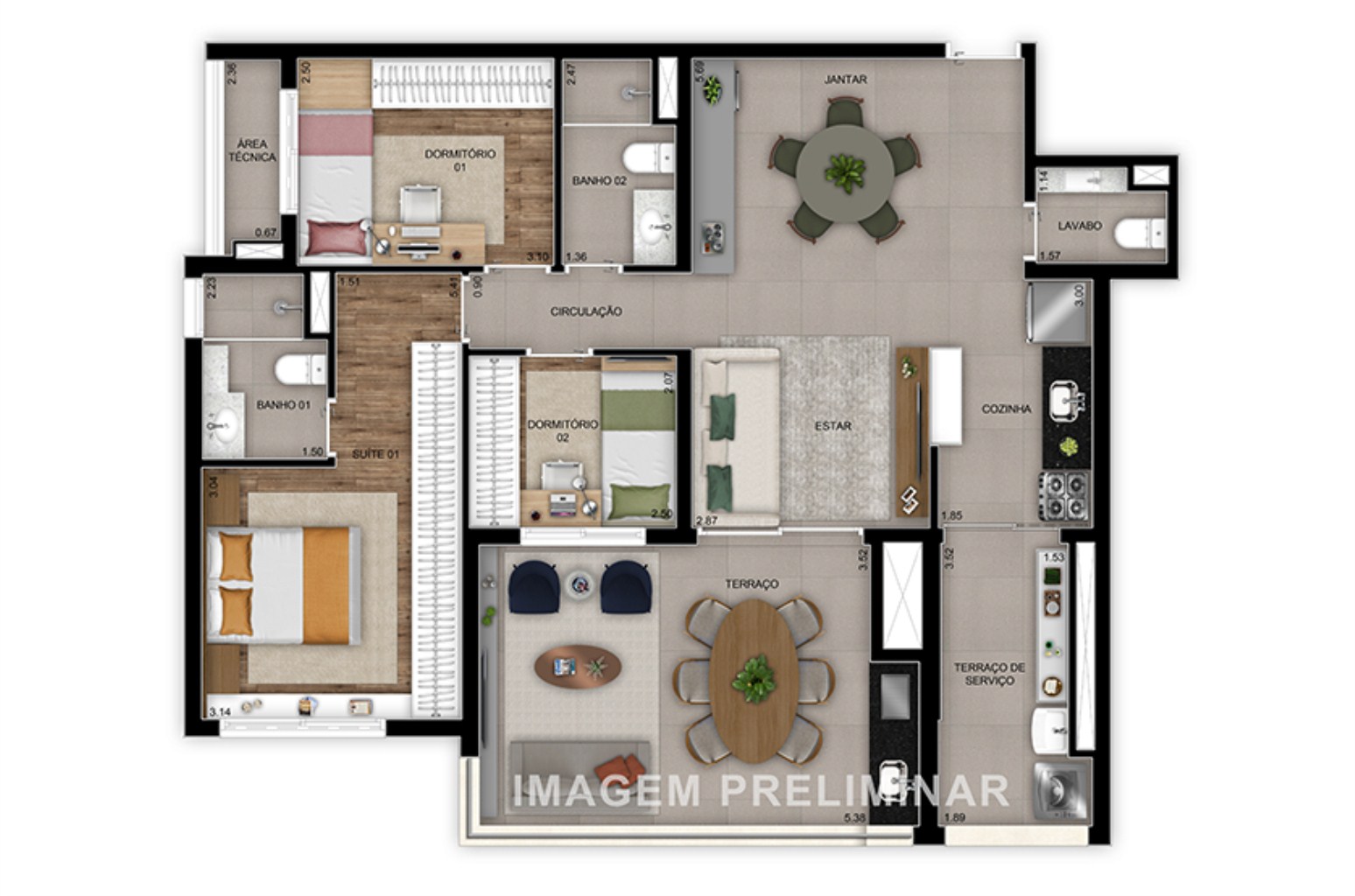 Apartamento à venda com 2 quartos, 79m² - Foto 32