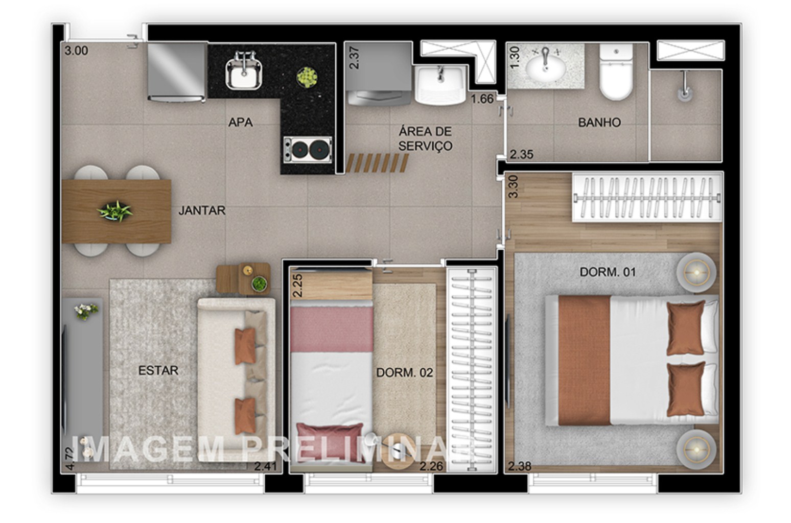 Apartamento à venda com 2 quartos, 79m² - Foto 29