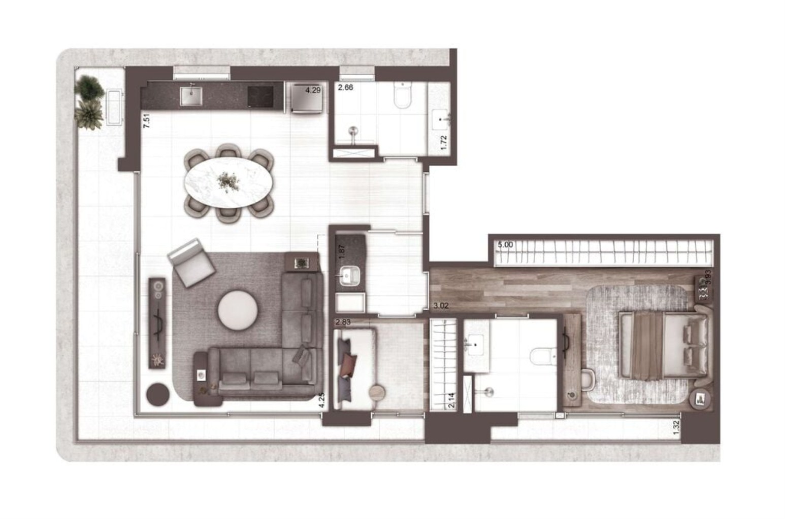 Apartamento à venda com 1 quarto, 32m² - Foto 24