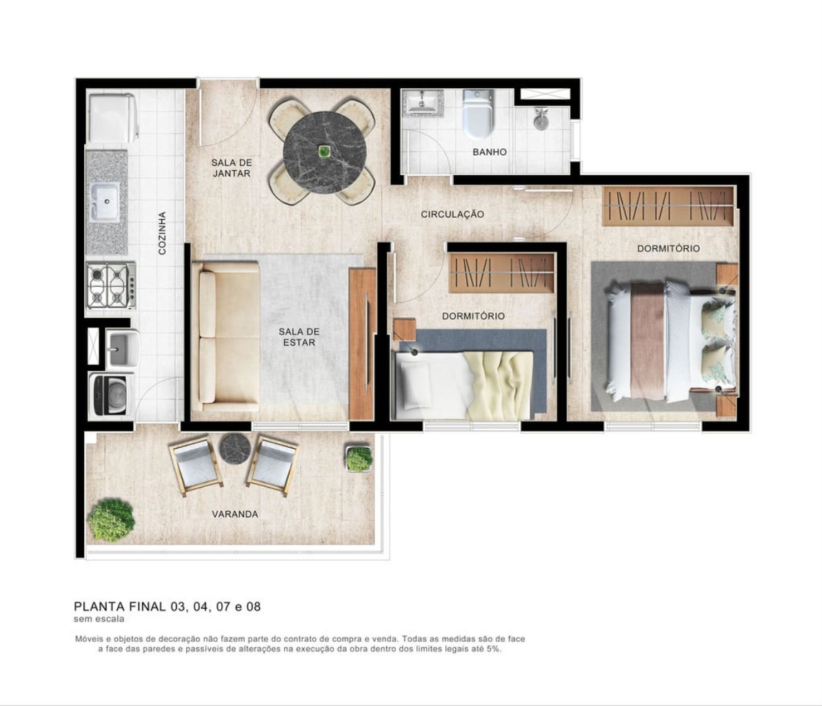 Apartamento à venda com 2 quartos, 52m² - Foto 12