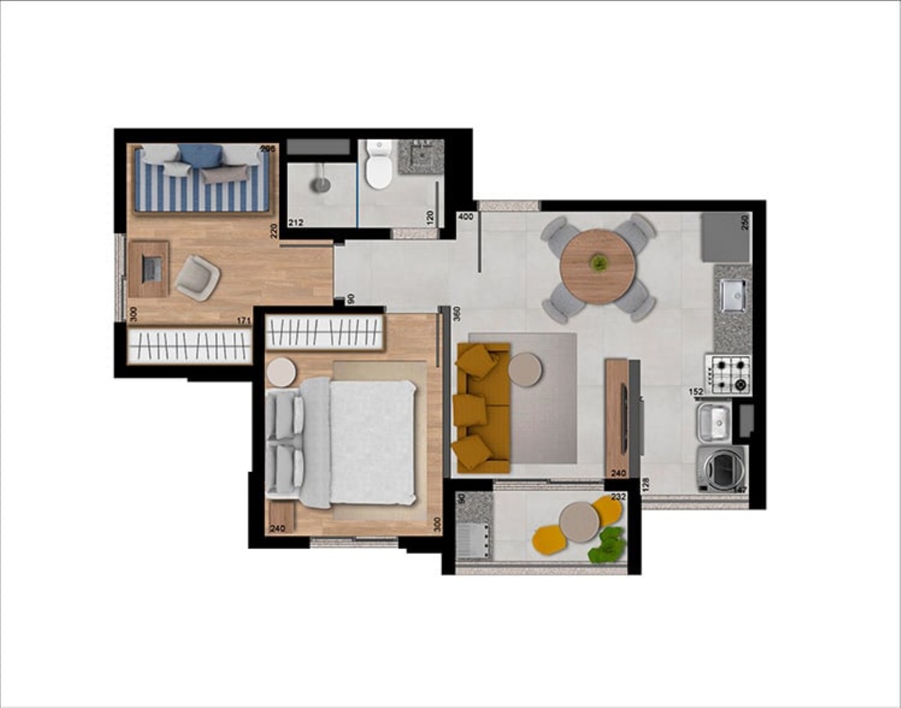 Apartamento à venda com 2 quartos, 39m² - Foto 19