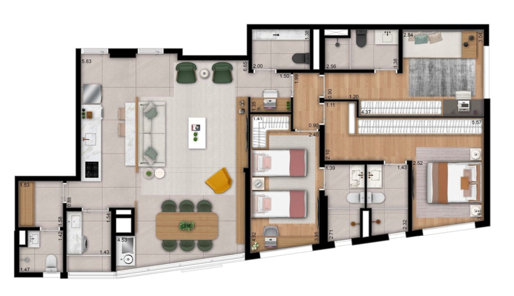 Apartamento à venda com 3 quartos, 121m² - Foto 18