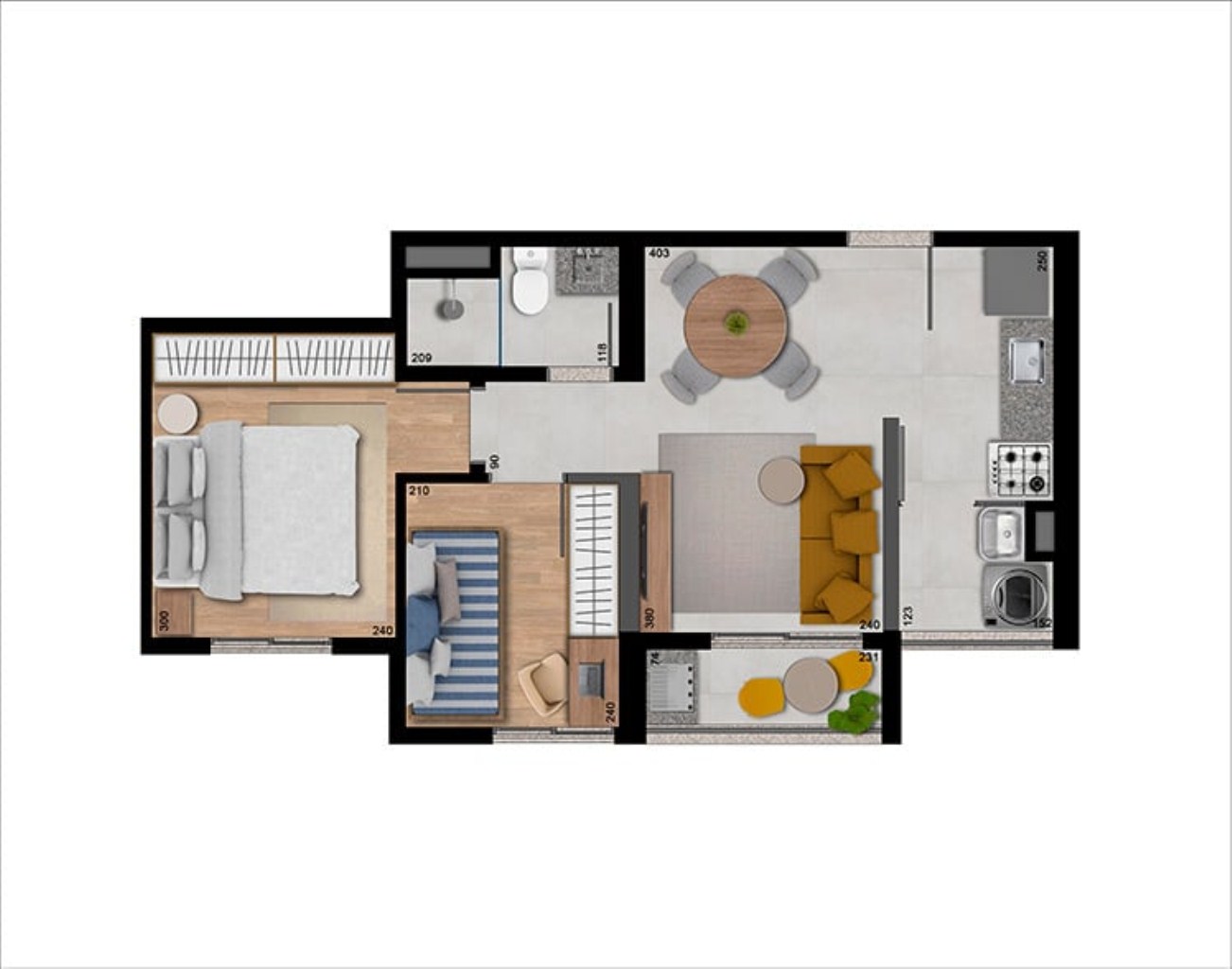 Apartamento, 2 quartos, 39 m² - Foto 17