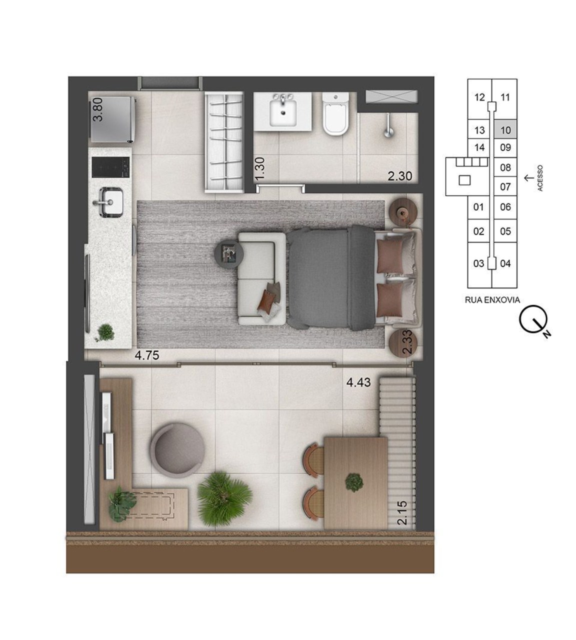 Apartamento à venda com 2 quartos, 120m² - Foto 24