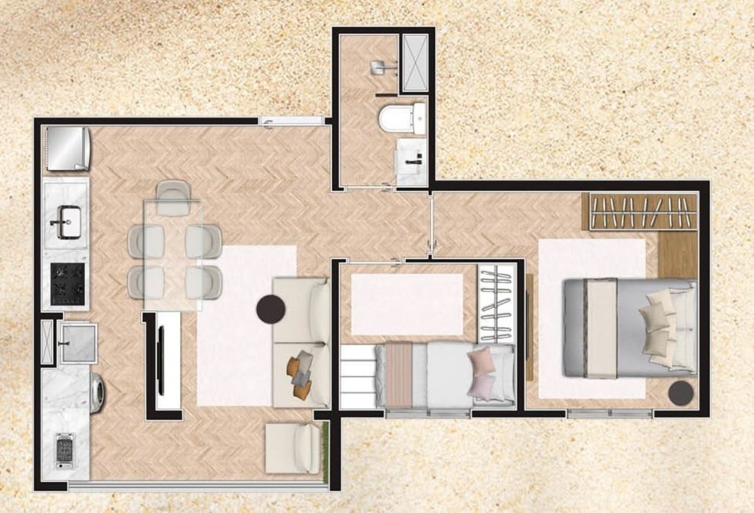 Apartamento à venda com 2 quartos, 42m² - Foto 30