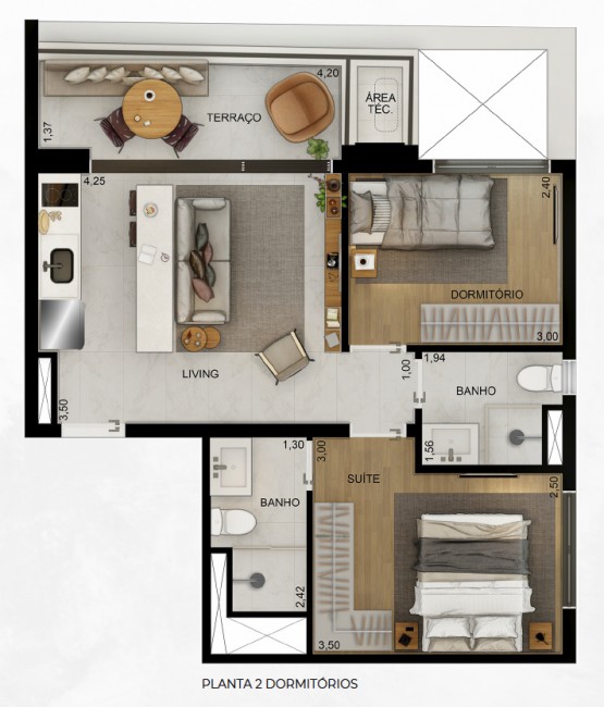 Apartamento à venda com 1 quarto, 30m² - Foto 15