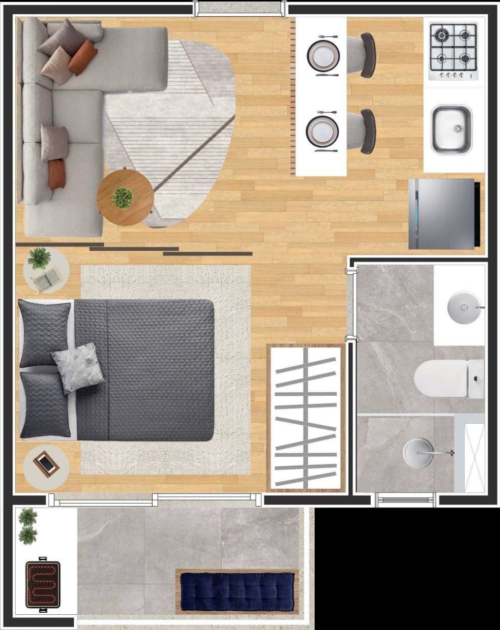 Apartamento à venda com 3 quartos, 48m² - Foto 31