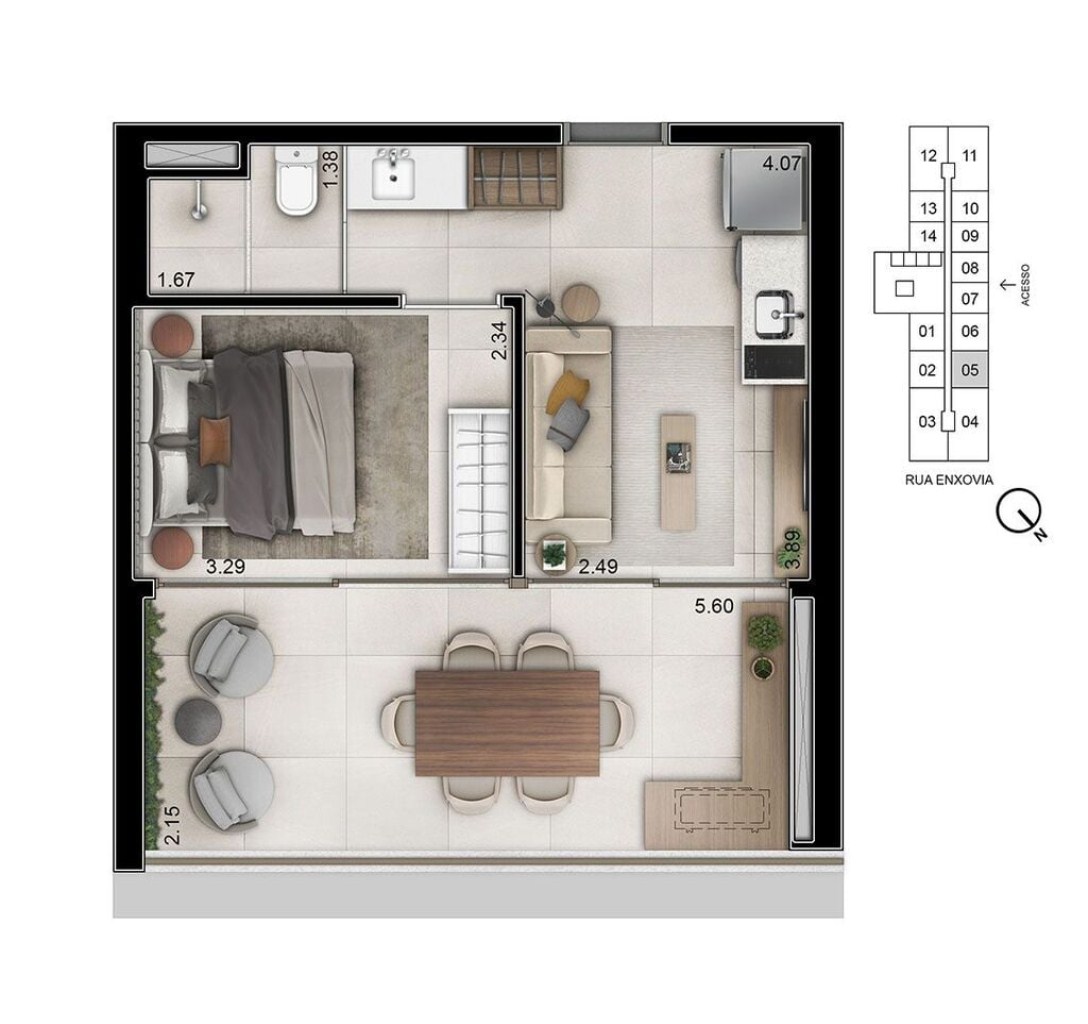 Apartamento à venda com 2 quartos, 120m² - Foto 25