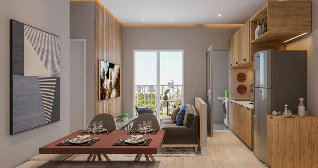 Apartamento à venda com 1 quarto, 32m² - Foto 4