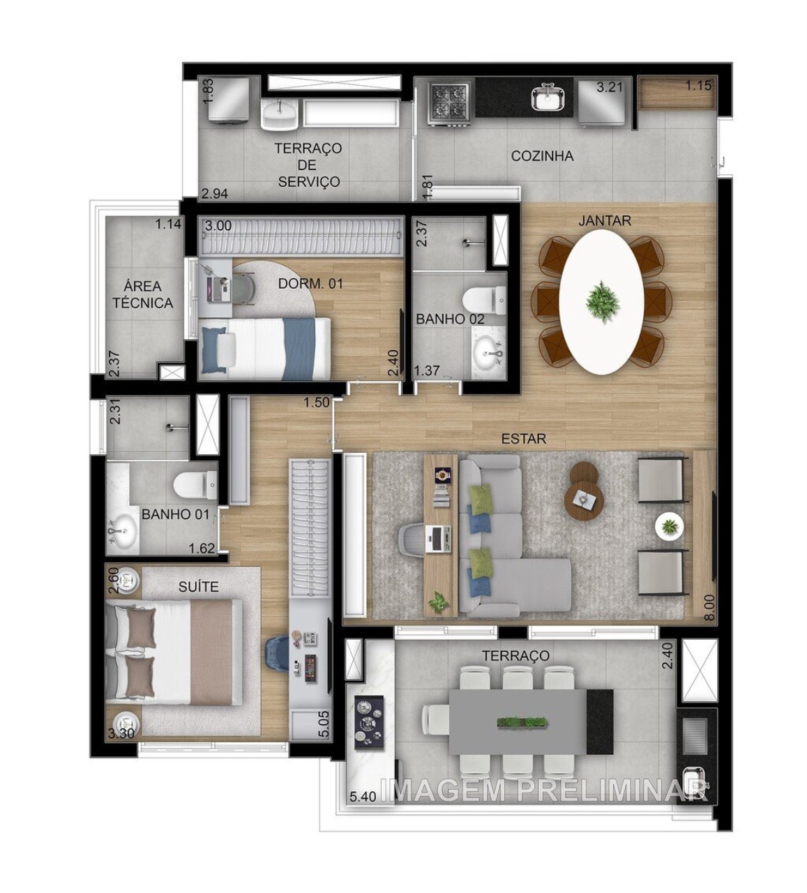 Apartamento à venda com 3 quartos, 94m² - Foto 35