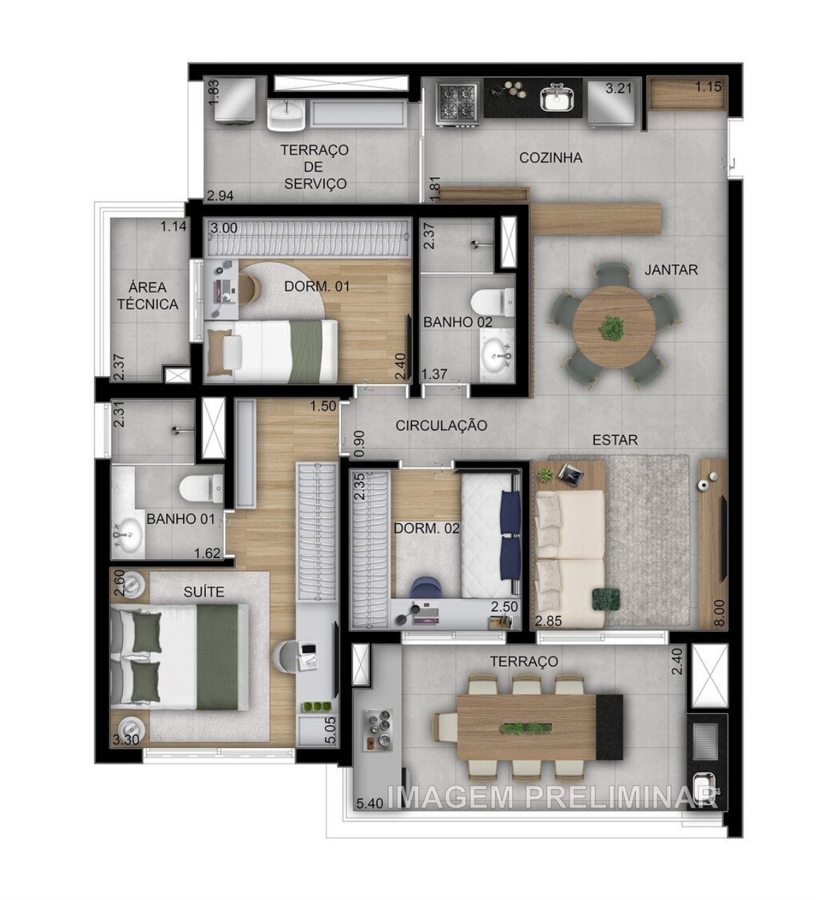 Apartamento, 2 quartos, 69 m² - Foto 34