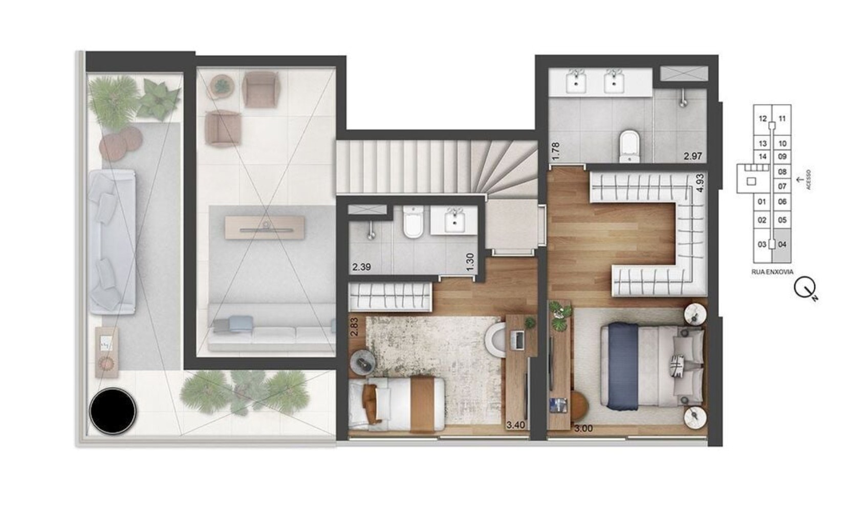 Apartamento à venda com 2 quartos, 120m² - Foto 28