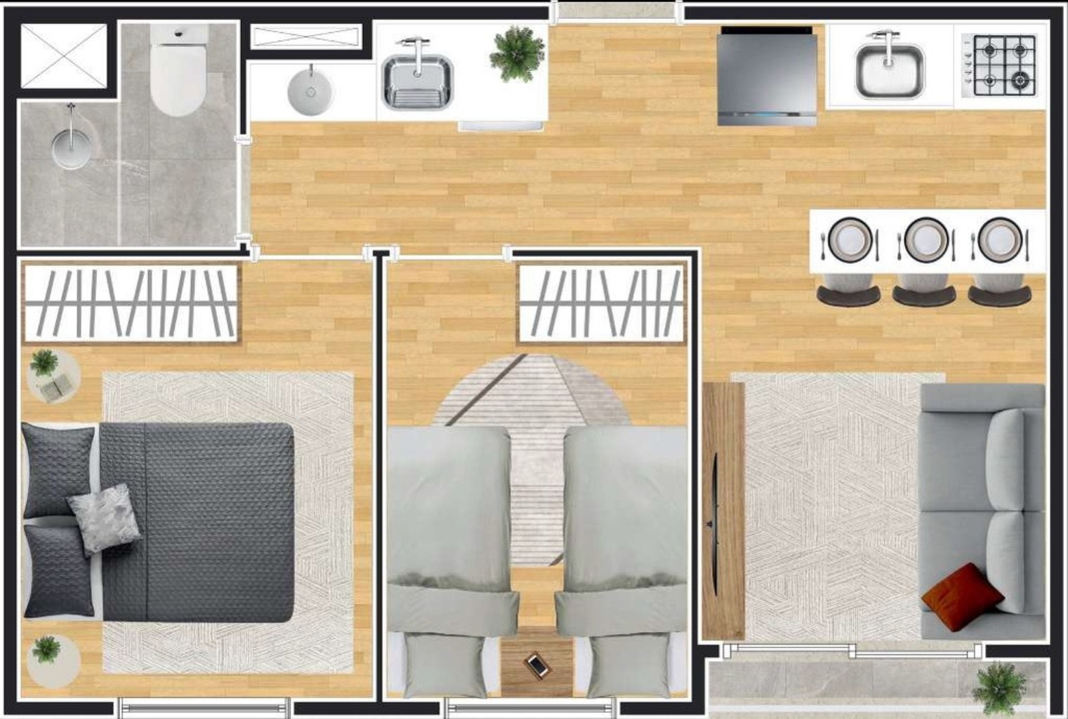 Apartamento à venda com 2 quartos, 39m² - Foto 32