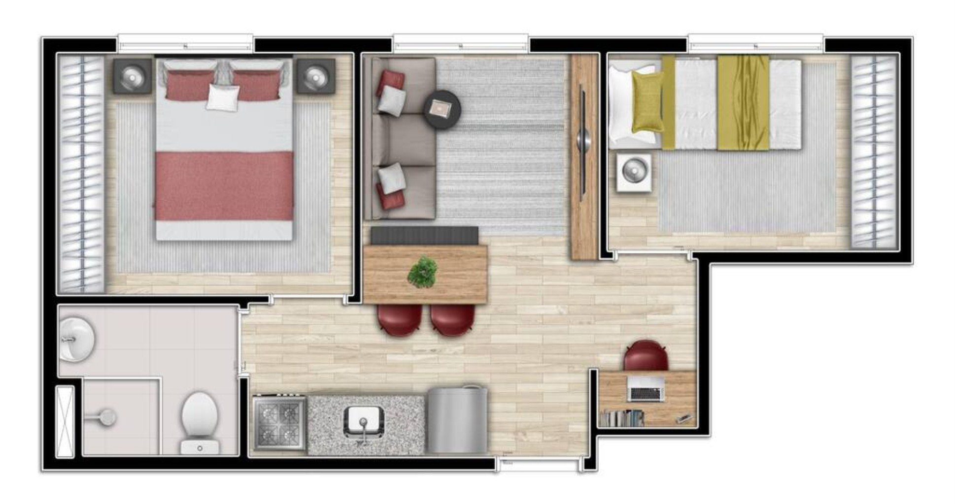 Apartamento à venda com 1 quarto, 24m² - Foto 19