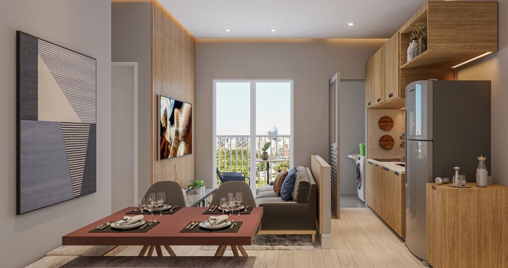 Apartamento à venda com 2 quartos, 40m² - Foto 4