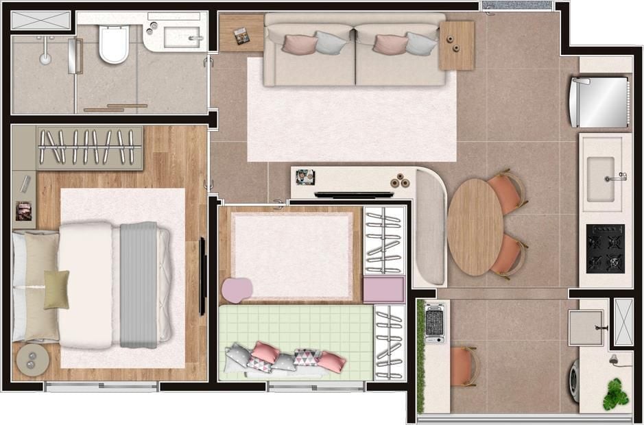 Apartamento à venda com 2 quartos, 43m² - Foto 31