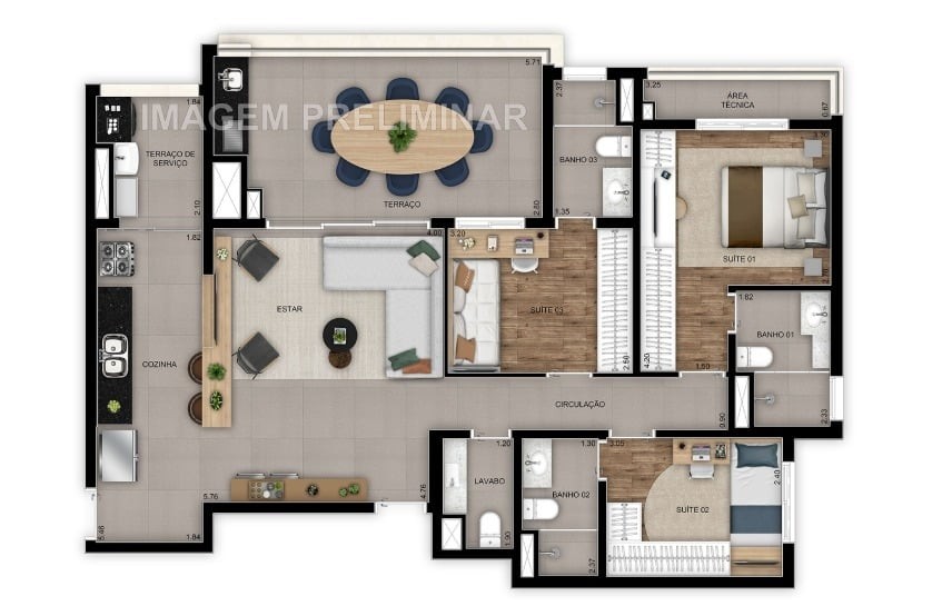 Apartamento, 2 quartos, 47 m² - Foto 34