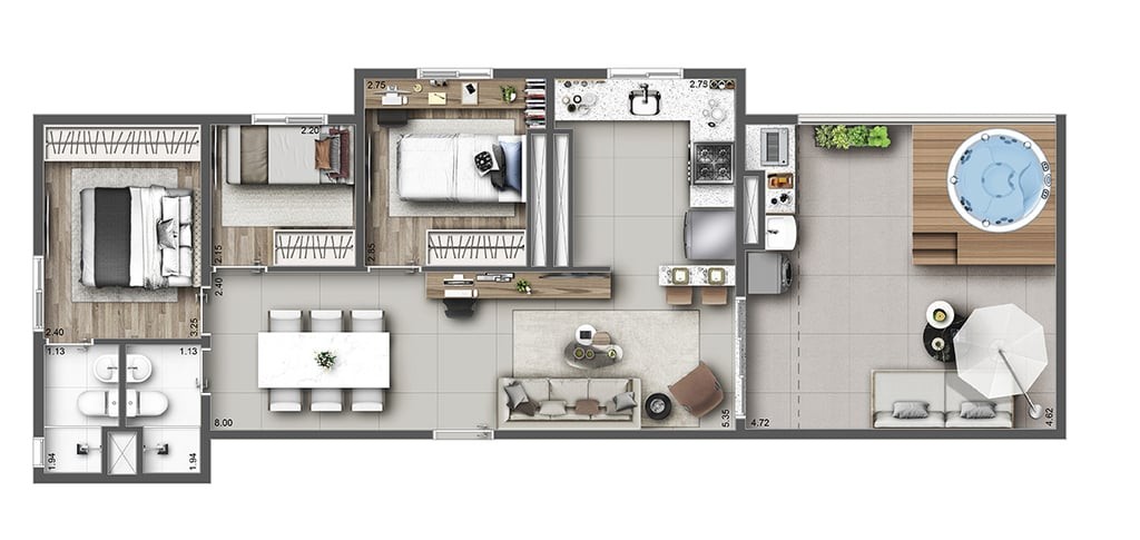 Apartamento à venda com 2 quartos, 42m² - Foto 33