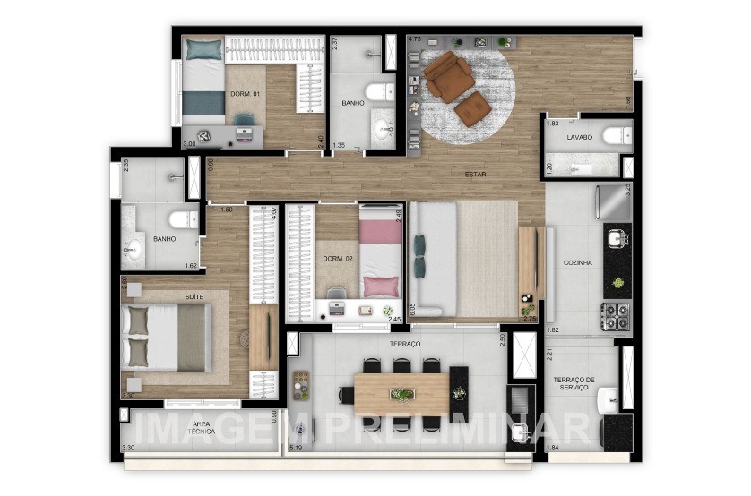 Apartamento, 2 quartos, 47 m² - Foto 32